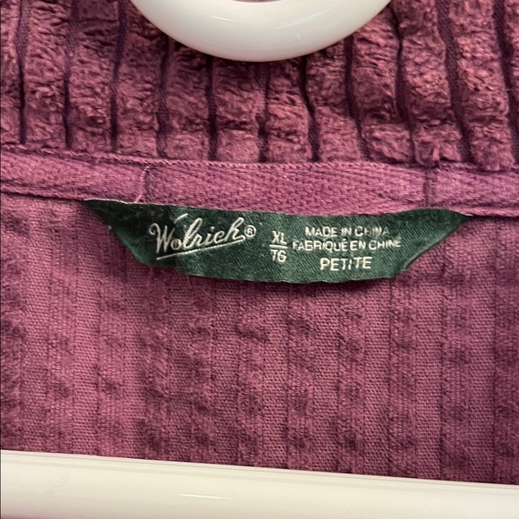 Woolrich Women's Purple Zip Corduroy Jacket XLarge - Picture 2 of 6
